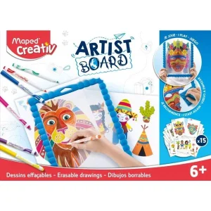 Quadro de Desenho Transparente "Volta ao Mundo" Maped Creativ - Desenha e Joga