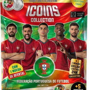 Coleção ICOINS FPF Pack Inicial: Álbum + 1 moeda