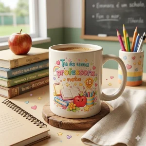 Caneca Professora nota 10