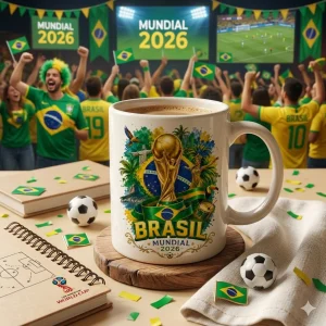 Caneca Brasil Mundial 2026