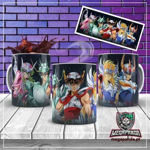 Caneca Cavaleiros do Zodíaco