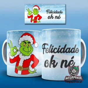 Caneca Grinch Felicidade