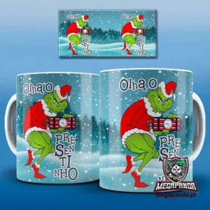 Caneca Grinch Presentinho 2: Surpreenda com Humor e Estilo