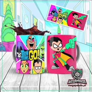 Caneca Jovens Titans Robin