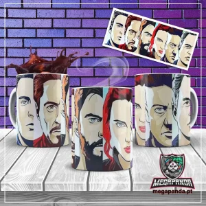 Caneca Liga da Justiça Rosto