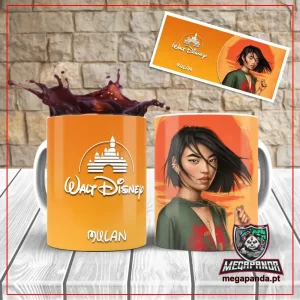 Caneca Mulan - Princesa de Moderna