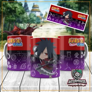 Caneca Naruto Madara Chibi