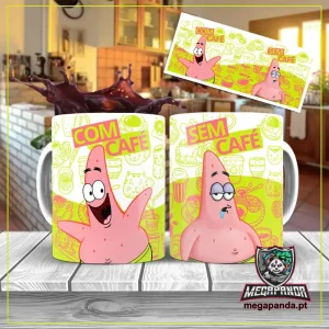 Caneca Patrick com e sem café