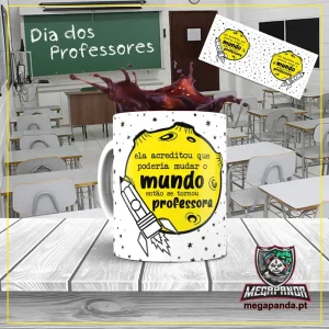 Caneca Poderia mudar o Mundo Professora