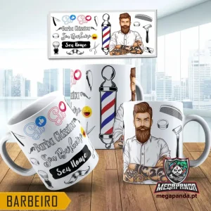 Caneca Profissões Barbeiro