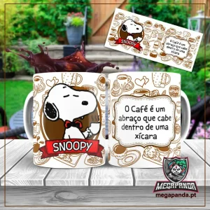 Caneca  Snoopy Café