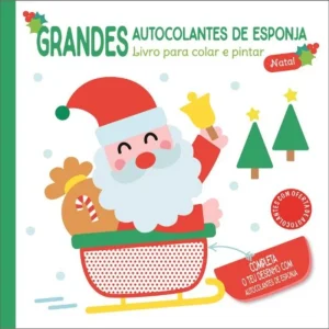 Grandes Autocolantes de Esponja: Pai Natal
