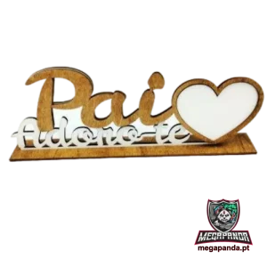 Moldura Pai Adoro-te Personalizável - Presente Único