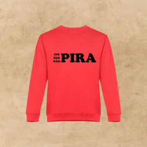 Camisola Inspira, Respira, Não Pira Preto