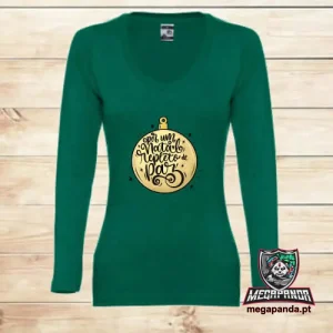 T-shirt comprida Mulher Natal Paz