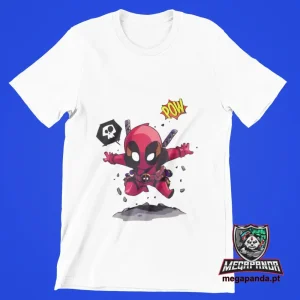 Tshirt Cartoon Deadpool Jump