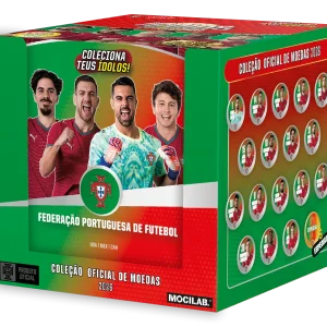 Coleção oficial Icoins - Caixa de 11 moedas - Seleção Portuguesa